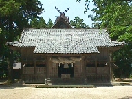 Oratory building, Rokusho Jinja shrine.