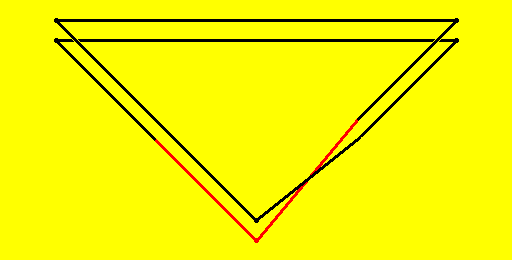 Two triangles