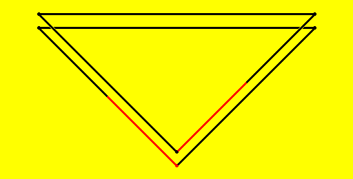 Two triangles