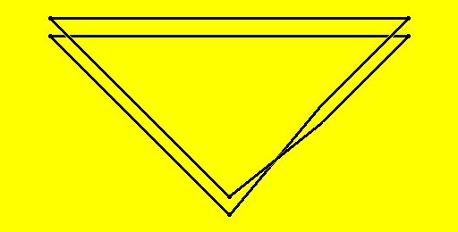 Two triangles