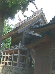 Main shrine building, Rokusho Jinja.